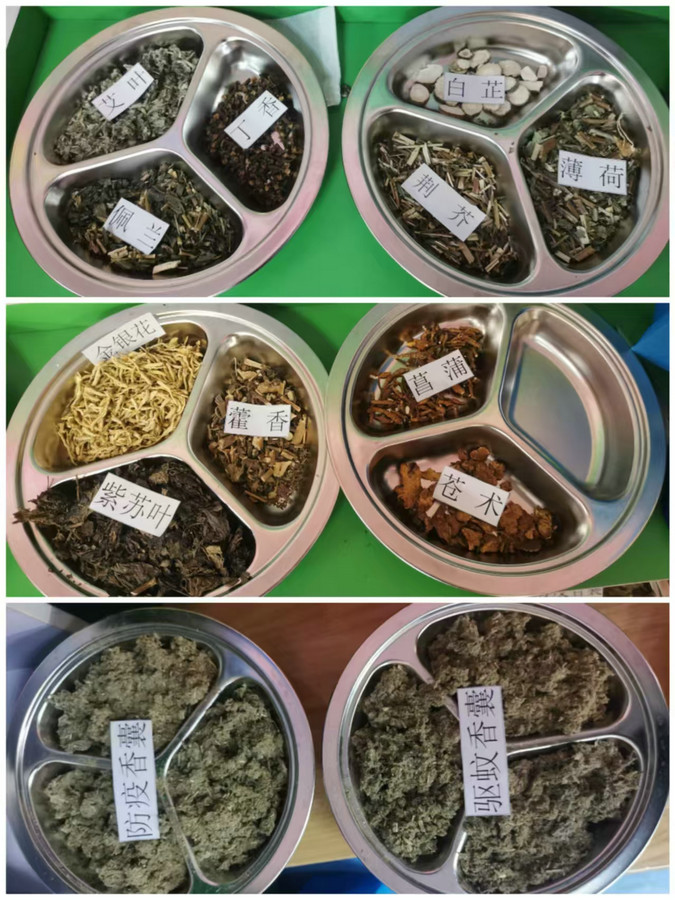 识百草·制香囊·传文化 ——天水市二院走进桥南铁路幼儿园开展端午节香囊手工制作活动 第 5 张